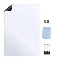 تخته وایت برد هوم اند فریج مدل 8 سایز 40x30 سانتی متر به همراه ماژیک و مگنت و هولدر مغناطیسی مجموعه 8 عددی