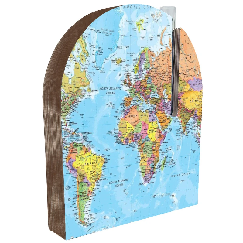 گلدان دکوری مدل دو رو طرح نقشه کهن FPW033