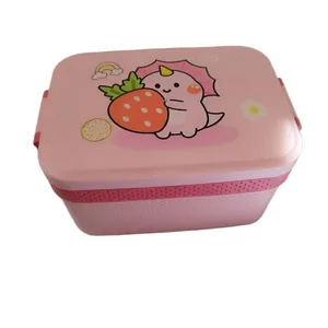 ظرف غذای کودک مدل دایناسور توت فرنگی 