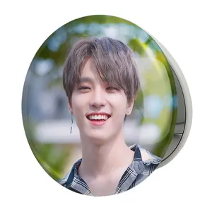 آینه جیبی خندالو طرح دینو گروه سونتین Seventeen مدل تاشو کد 21616 