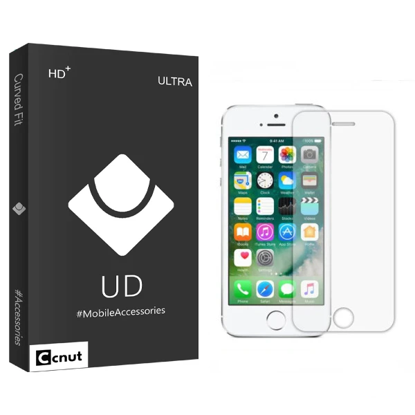 محافظ صفحه نمایش کوکونات مدل UD Black مناسب برای گوشی موبایل اپل iPhone 5s