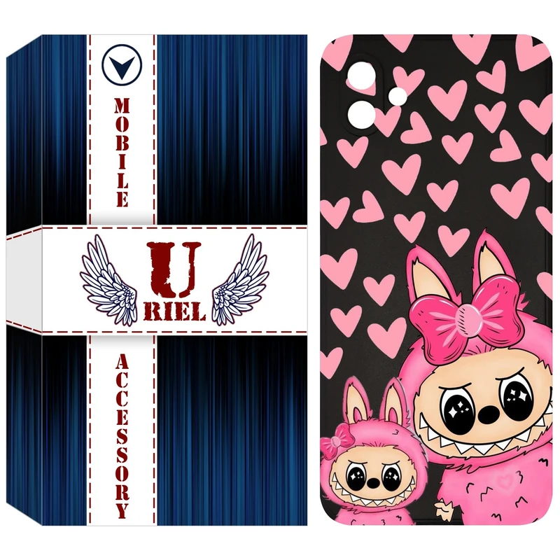 کاور یوریل مدل KSH کد 105 طرح عروسک لبوبو مناسب برای گوشی موبایل سامسونگ Galaxy A05