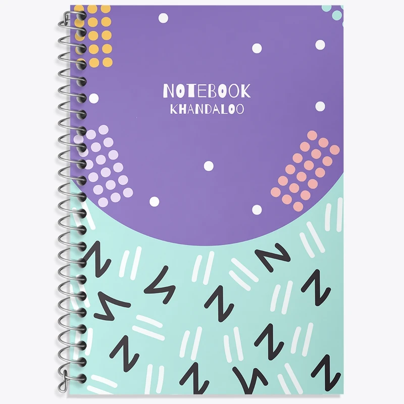 دفتر زبان 50 برگ خندالو مدل سه خط طرح فانتزی کد N1016