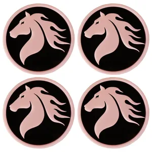 درپوش رینگ خودرو مدل HORSE&WIND W-COL PLUS مناسب برای سمند بسته 4 عددی