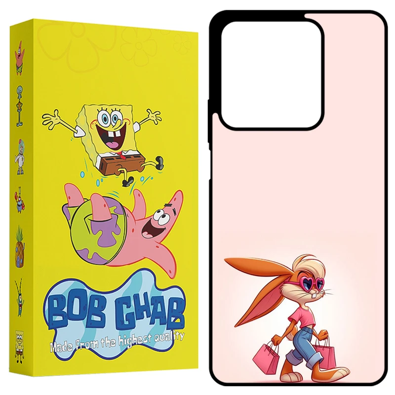 کاور باب قاب طرح خرگوش مدل BCPN135 مناسب برای گوشی موبایل شیائومی Redmi Note 13 5G