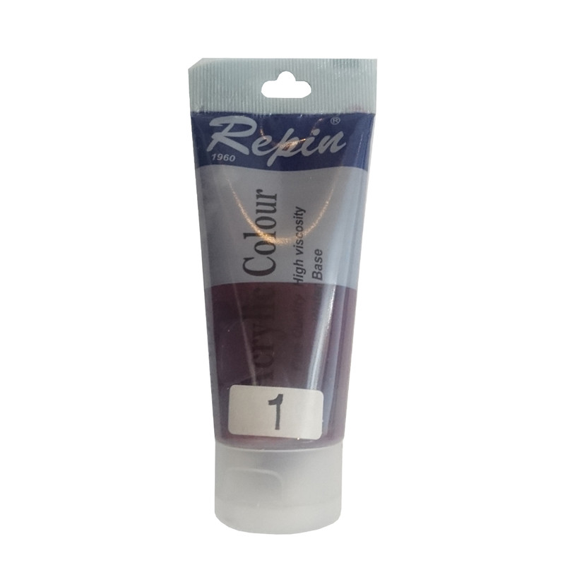 رنگ اکریلیک رپین کد 1 حجم 75 میلی لیتر