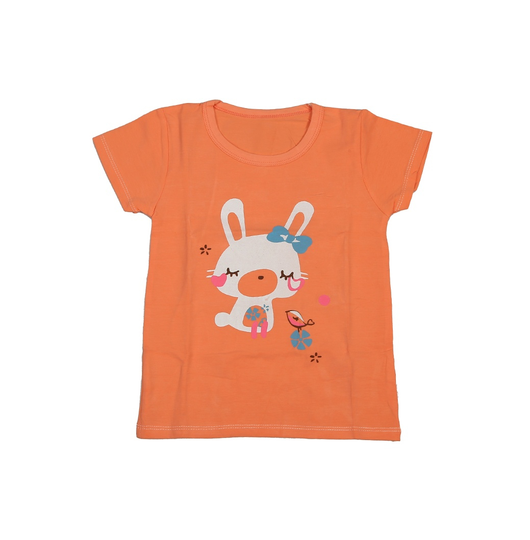 تی شرت آستین کوتاه دخترانه مدل خرگوش ناز