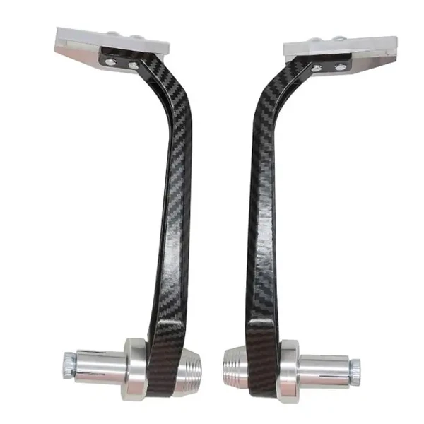 هندگارد موتور سیکلت مدل فلزی کد TOP_SIL بسته دو عددی