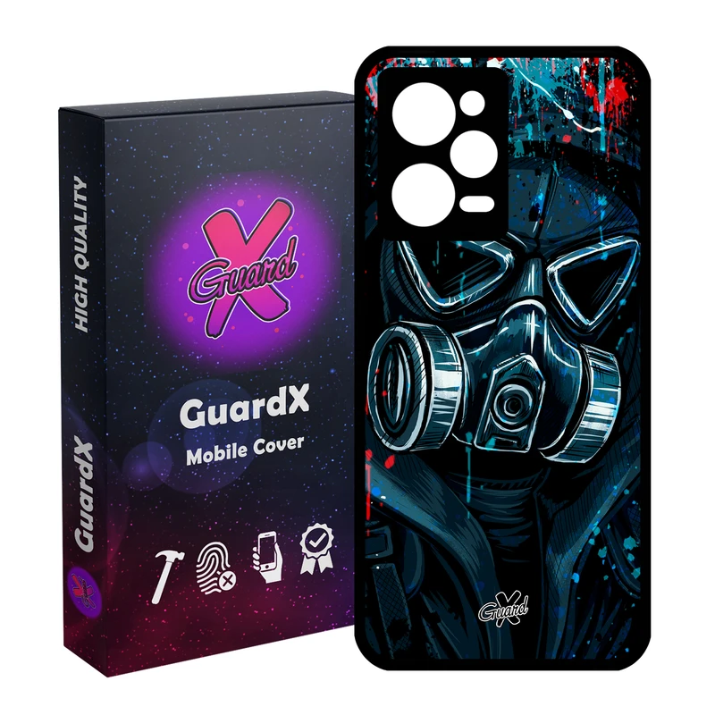 کاور گارد ایکس طرح Mask مدل Glass10170 مناسب برای گوشی موبایل شیائومی Redmi Note 12 Pro 5G/Poco X5 Pro 5G/Note 12 Pro Pro speed