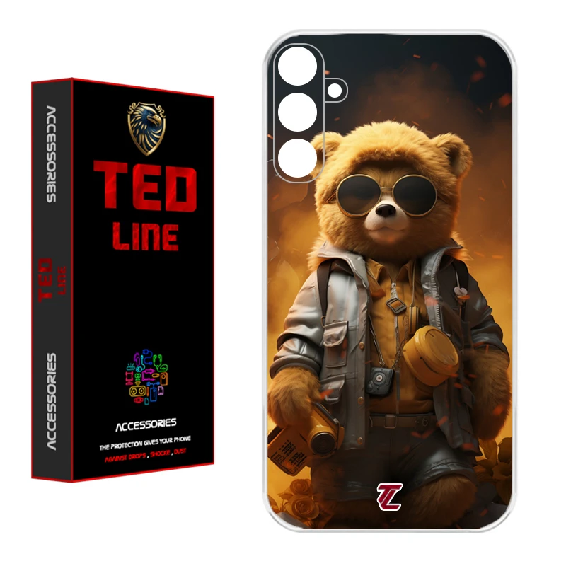 کاور تدلاین طرح خرس جنگی کد 1103 مناسب برای گوشی موبایل سامسونگ Galaxy A17