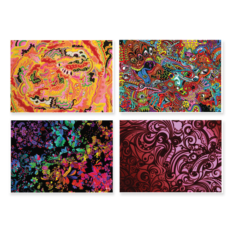 پوستر طرح فانتزی کد A-1981 مجموعه 4 عددی