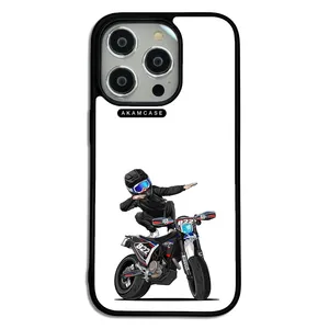 AKAM AMC-WA14PRO-MOTORCYCLE-13 Cover For Apple iPhone 14 Pro