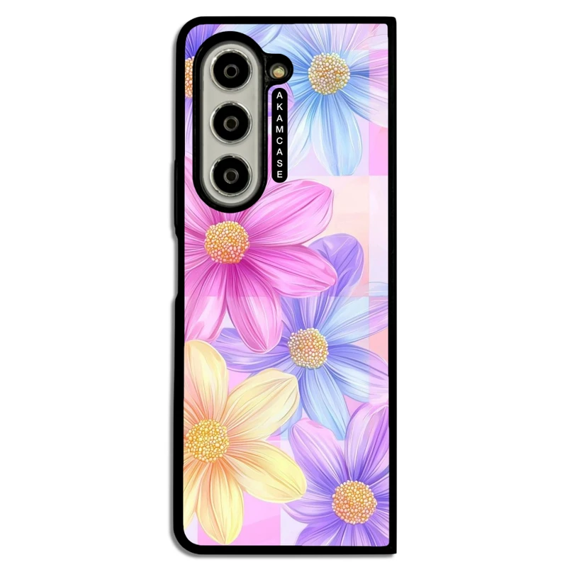 کاور آکام مدل AMC-WSGZFOLD5-FLOWERS-31 مناسب برای گوشی موبایل سامسونگ Galaxy Z Fold 5