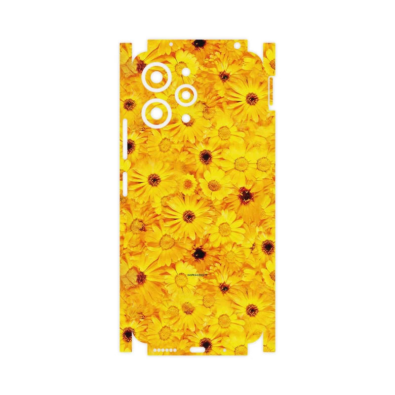 برچسب پوششی ماهوت مدل Yellow_Flower-FullSkin مناسب برای گوشی موبایل شیائومی Redmi 12