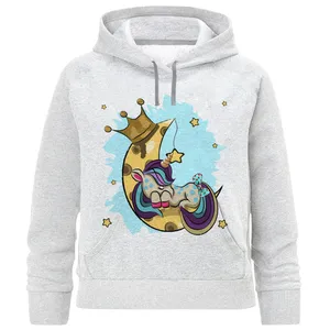 هودی دخترانه مدل ماه وتکشاخ A174