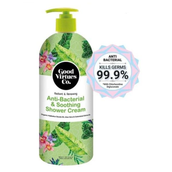 شامپو بدن گود ورچو مدل Anti Bacterial حجم 700 میلی لیتر به همراه شامپو بدن گود ورچو مدل Anti Bacterial حجم 550 میلی لیتر -  - 2