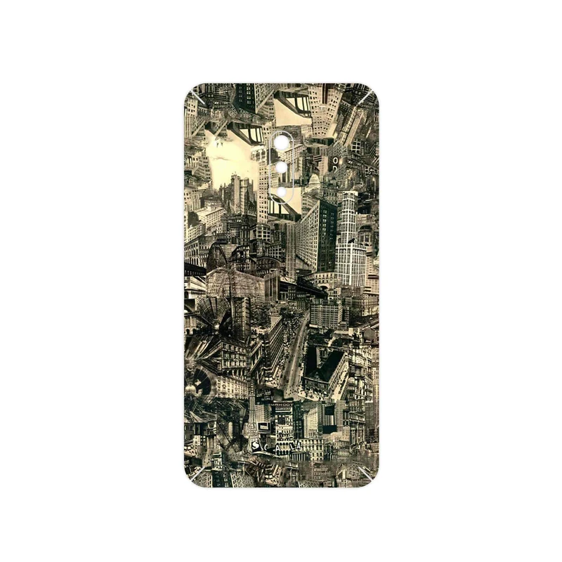 برچسب پوششی ماهوت مدل Collage of Skyscraper مناسب برای گوشی موبایل اپو Realme X
