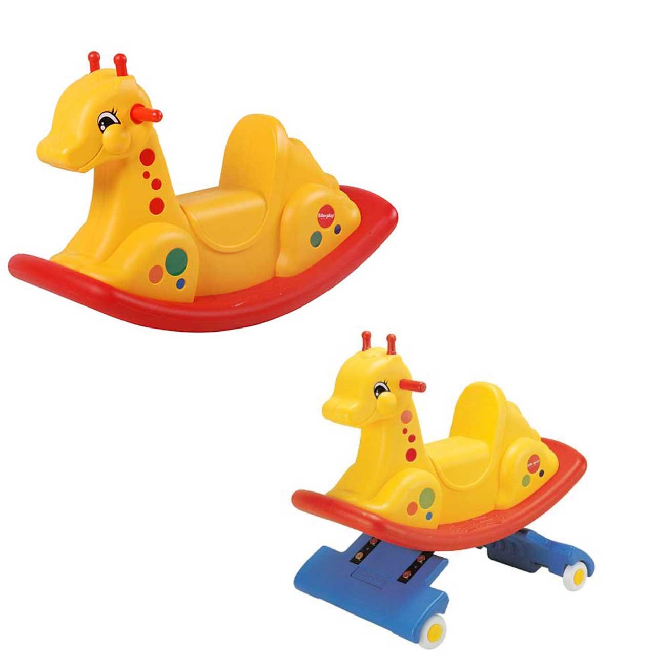 اسباب بازی چرخدار کودک اجوپلی مدل Giraffe