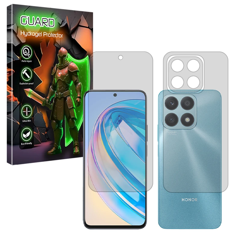  محافظ صفحه نمایش مات گارد مدل Tough مناسب برای گوشی موبایل آنر X8a به همراه محافظ پشت گوشی 