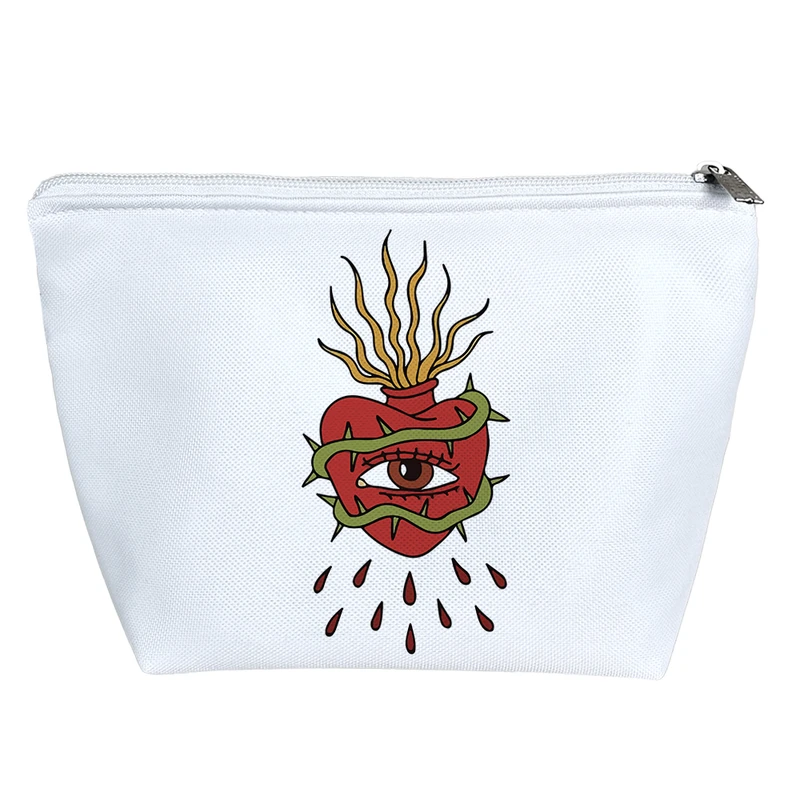 کیف لوازم آرایش دخترانه خندالو مدل قلب سمی کد 7250