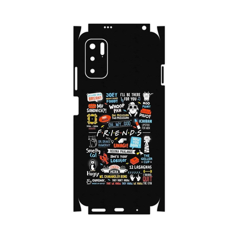 برچسب پوششی ماهوت مدل Friends 2-FullSkin مناسب برای گوشی موبایل شیائومی Redmi Note 10 5G