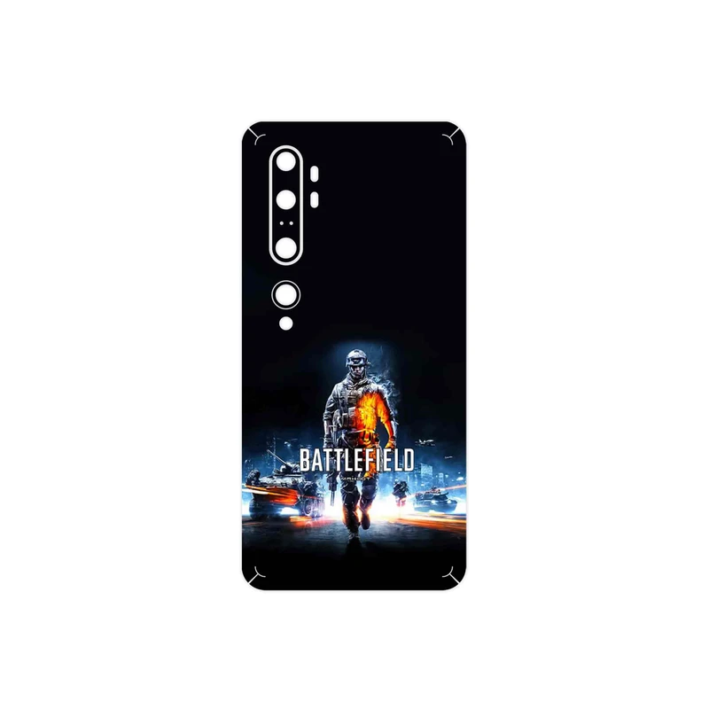 برچسب پوششی ماهوت مدل Battlefield Game Series مناسب برای گوشی موبایل شیائومی Mi Note 10