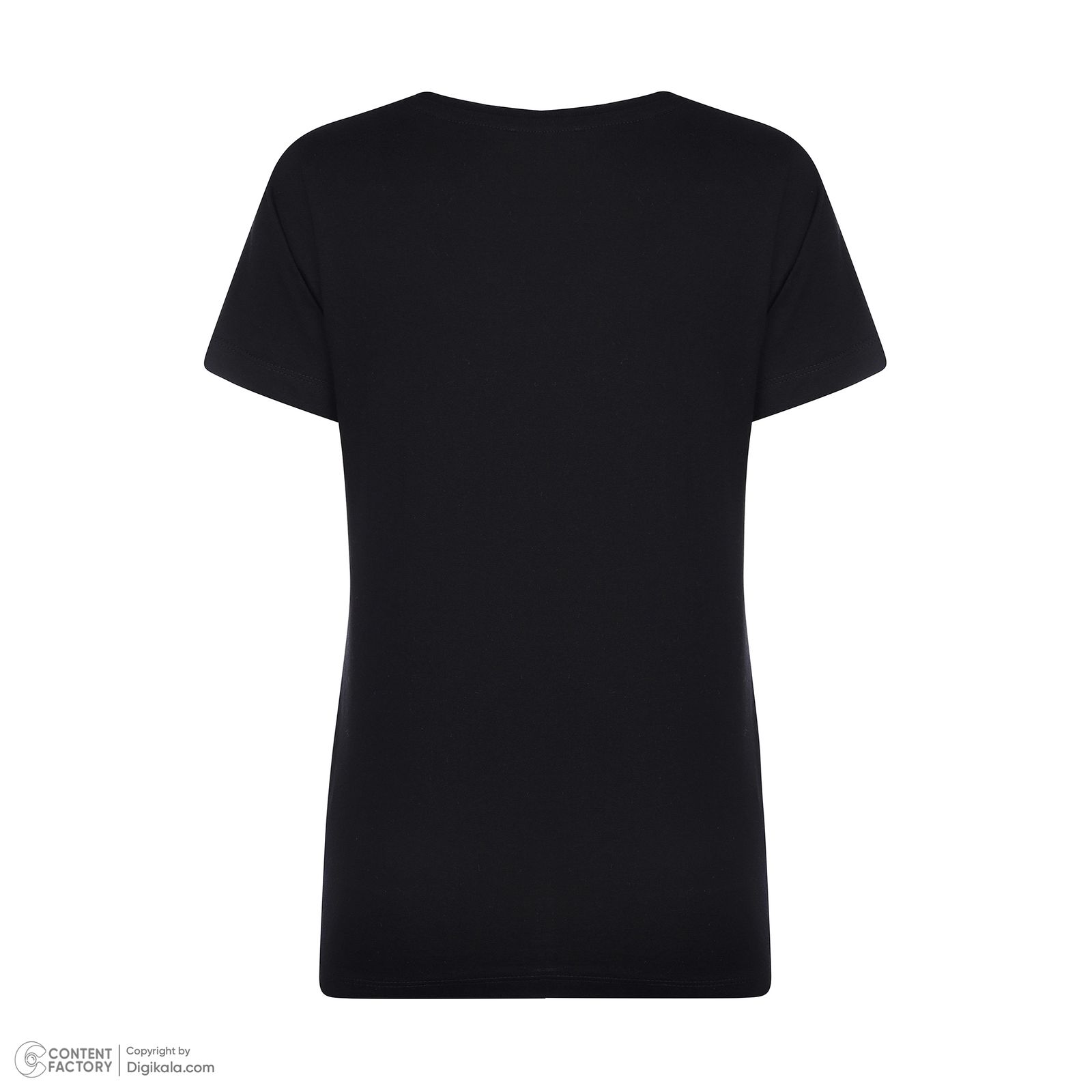 تی شرت آستین کوتاه زنانه نیزل مدل 0617-002 رنگ مشکی -  - 5