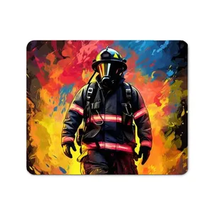 ماوس پد مدل  جذاب آتش نشان کد 125