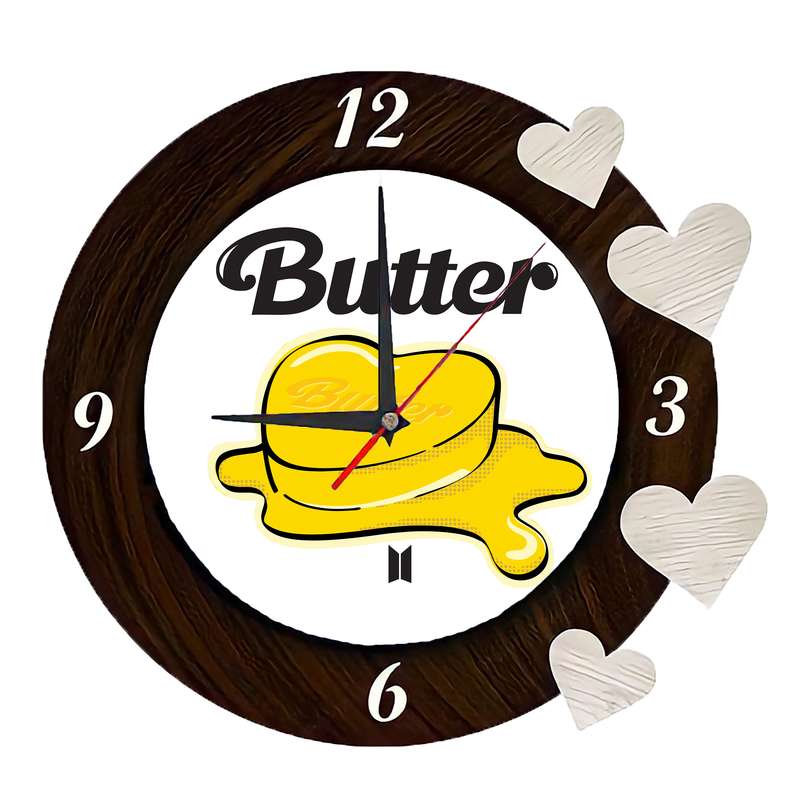 ساعت دیواری مدل BTS Butter 001
