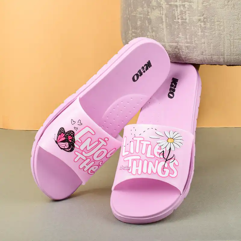 دمپایی زنانه کیتو مدل از چیزای کوچیک لذت ببر کد BNF.4003