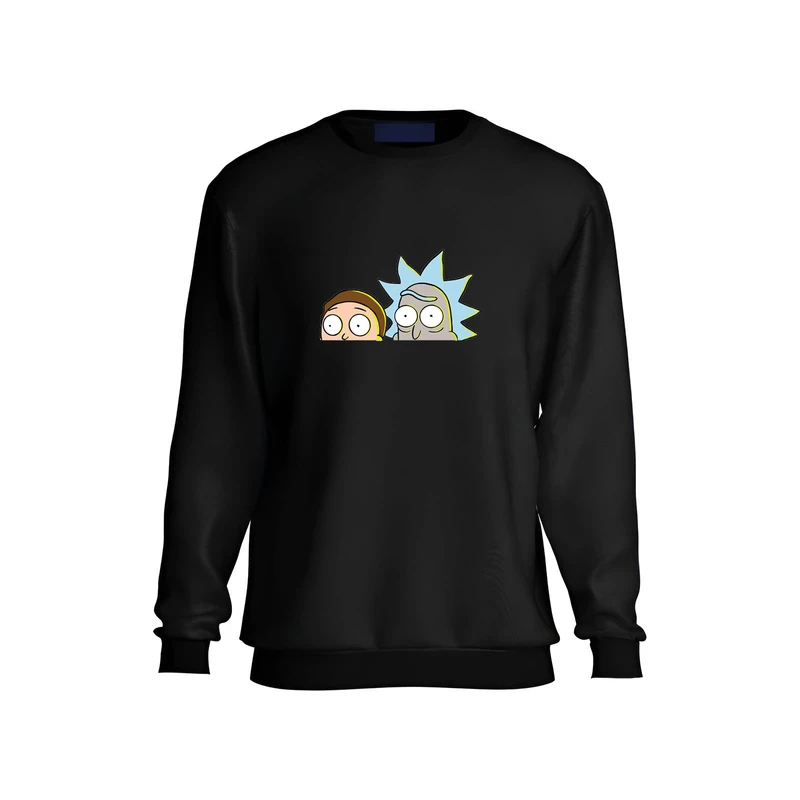 سویشرت مردانه مدل دورس ریک و مورتی کد 112
