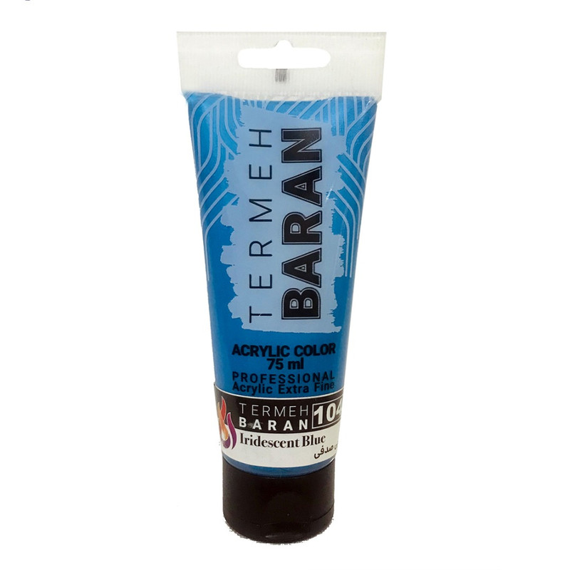 رنگ اکریلیک ترمه باران مدل bs کد 104 حجم 75 میلی لیتر