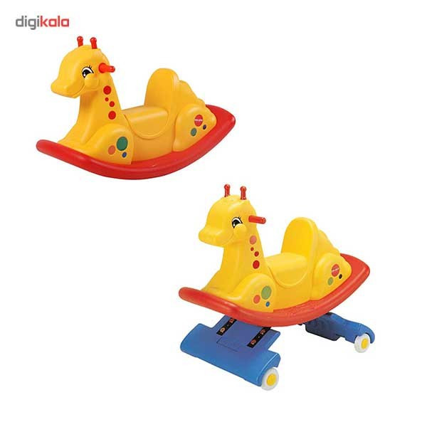 اسباب بازی چرخدار کودک اجوپلی مدل Giraffe