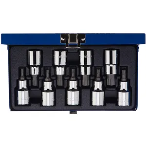 Nova NTS 7005 Star Bit socket Set Wrench 9 PCS 1/2 DR