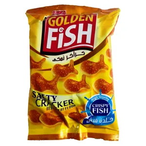 بیسکویت کراکر ماهی نمکی گلدن فیش شیرین عسل - 70 گرم بسته 24 عددی