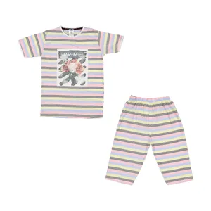 ست تی شرت و شلوارک دخترانه کیکی رایکی مدل KBB06361-011