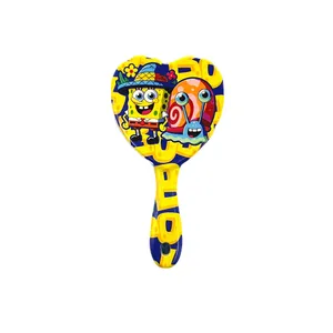 برس کودک مدل چاپی قلبی طرح باب اسفنجی