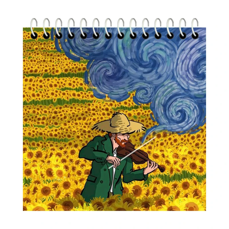 دفترچه یادداشت 50 برگ آلبالو مدل ونگوک کد 4090