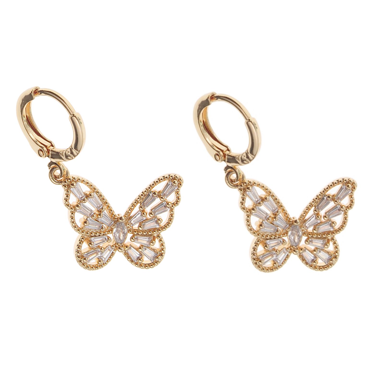گوشواره زنانه وای اس ایکس مدل پروانه اسپرت کد 6893001 -  - 2