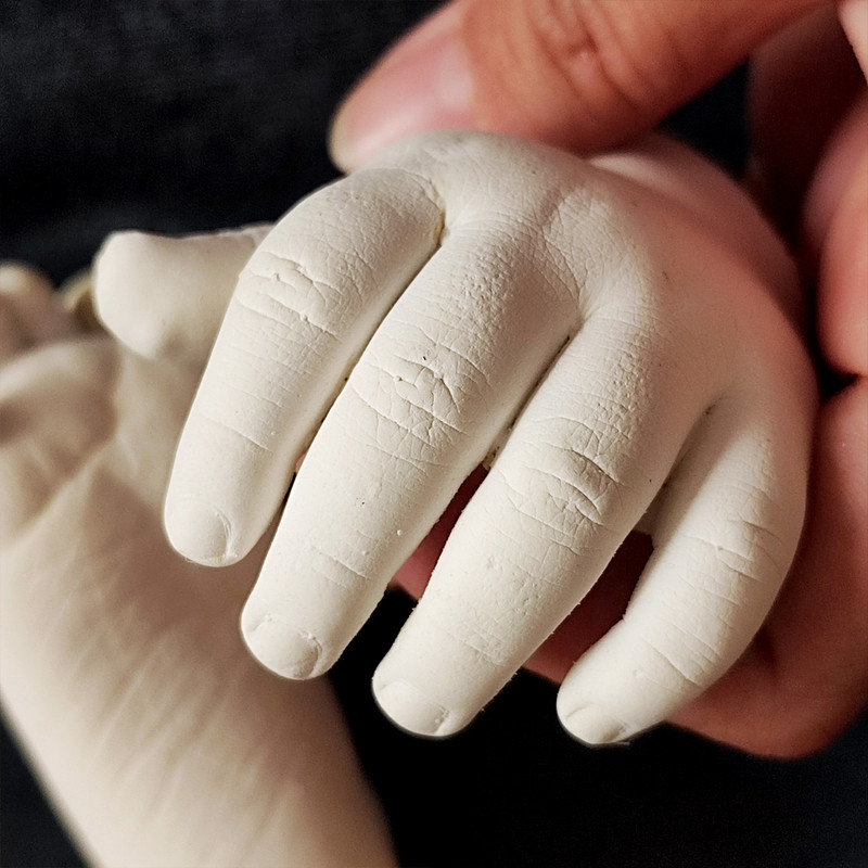 مجموعه قالب گیری نی نی تندیس مدل دست و پای نوزاد رنگ پوست