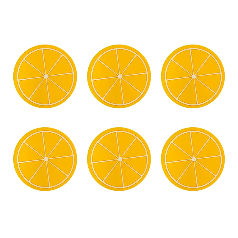 زیر لیوانی مدل سیلیکونی کد 09 مجموعه شش عددی