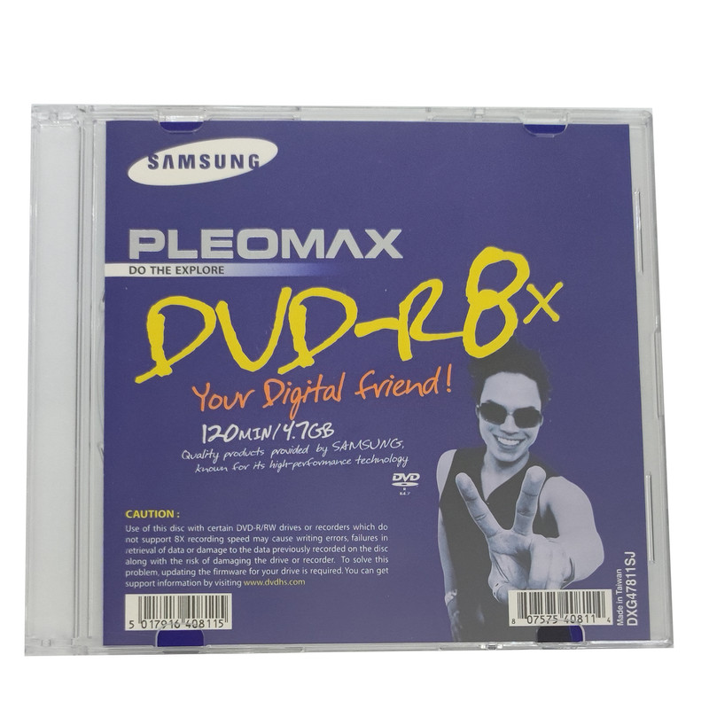 دی وی دی خام سامسونگ مدل PLEOMAX 8X 4.7GB بسته 20 عددی