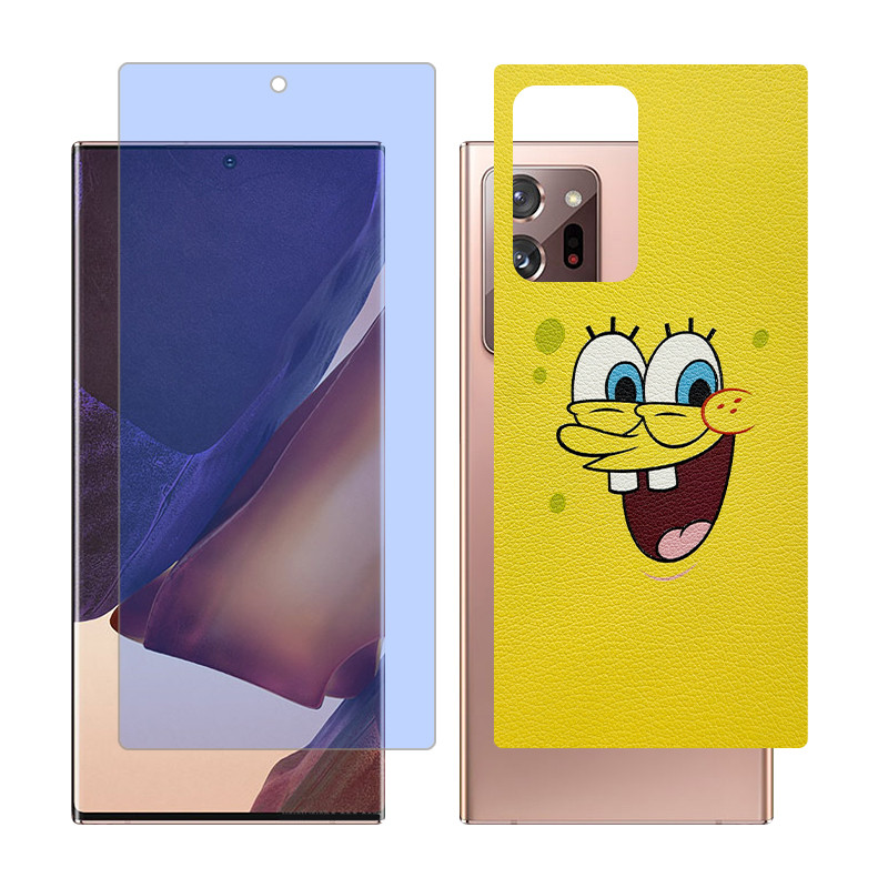 محافظ صفحه نمایش مات آنتی بلو گلس مدل Together مناسب برای گوشی موبایل سامسونگ Galaxy Note20 Ultra 5G به همراه برچسب پوششی پشت گوشی