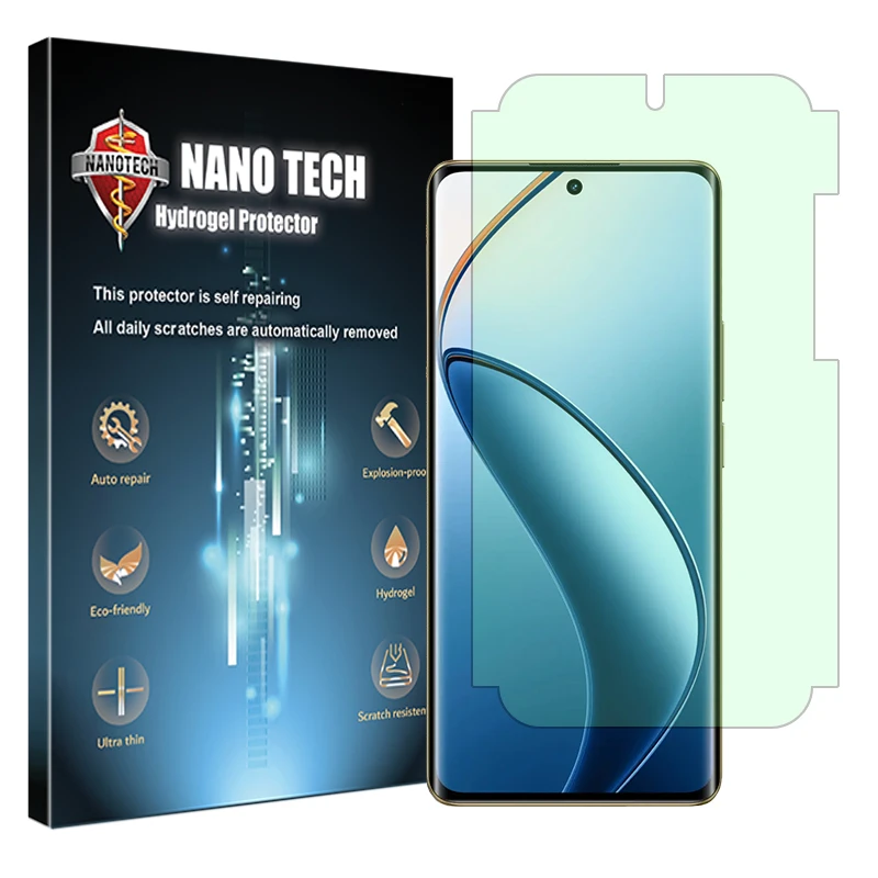 محافظ صفحه نمایش گرین لایت نانو تک مدل Eye Care مناسب برای گوشی موبایل ریلمی 12 Pro Plus