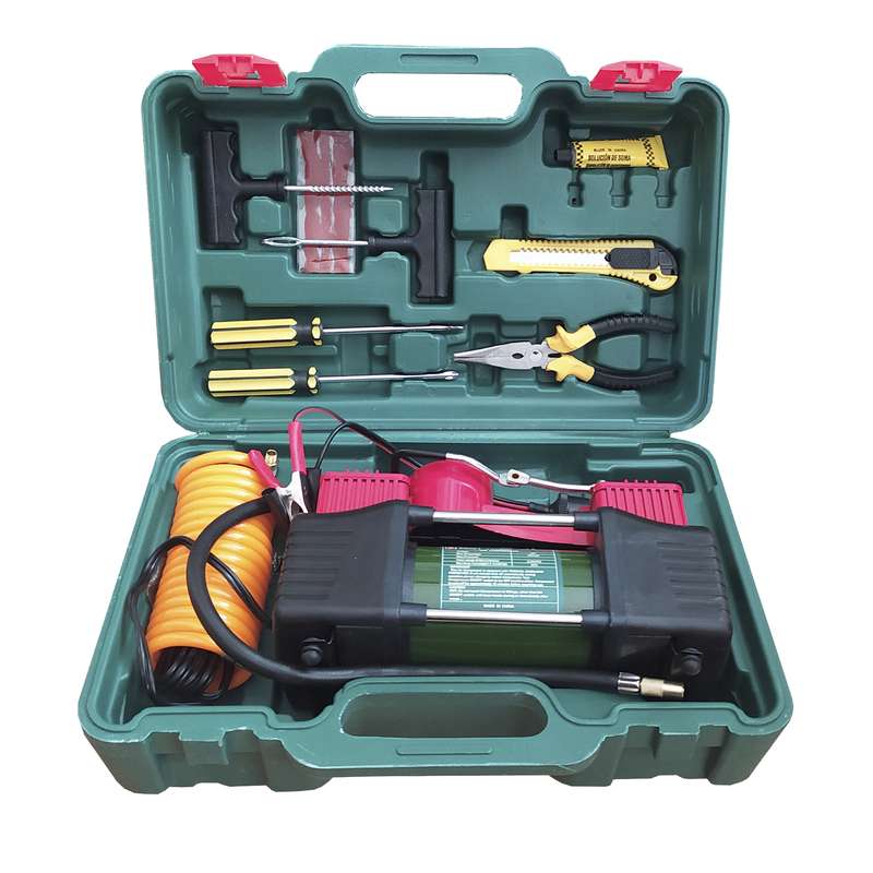 مجموعه  17 عددی ابزار و کمپرسور هوا مدل AC-14