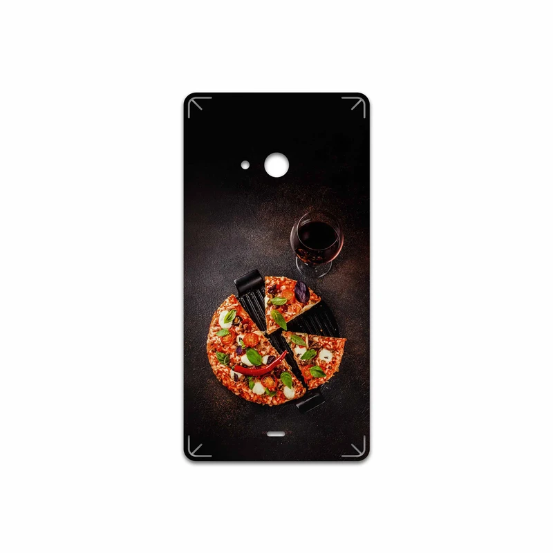 برچسب پوششی ماهوت مدل Pizza مناسب برای گوشی موبایل مایکروسافت Lumia 540