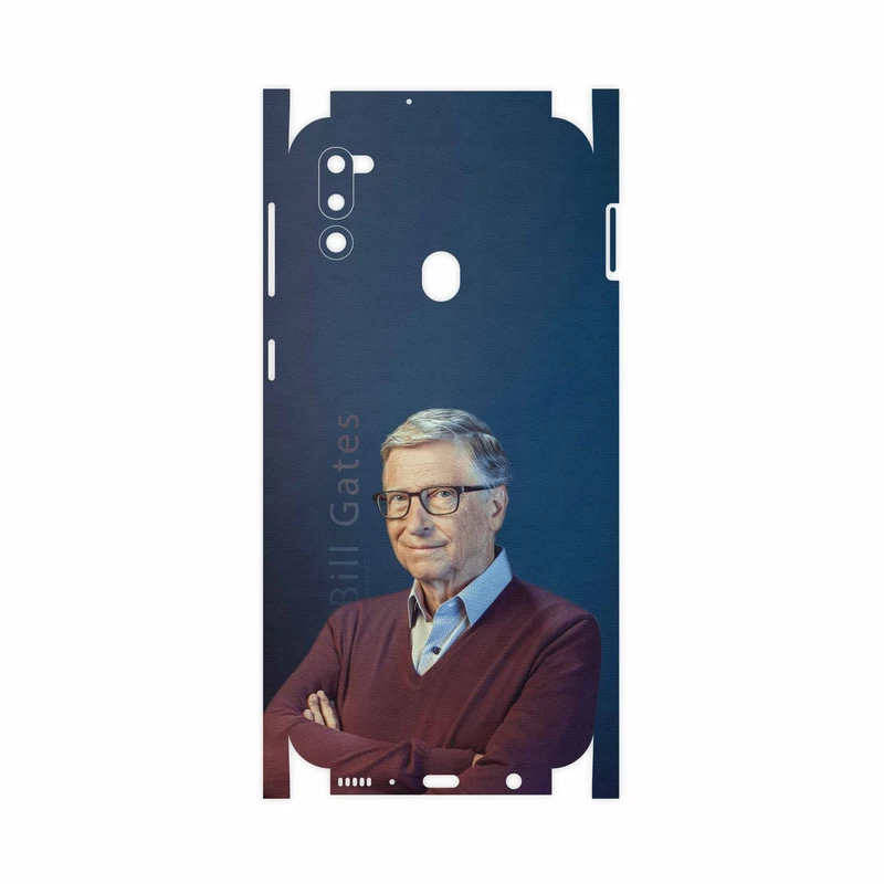 برچسب پوششی ماهوت مدل Bill-Gates-FullSkin مناسب برای گوشی موبایل سامسونگ Galaxy M21 (2021) Edition