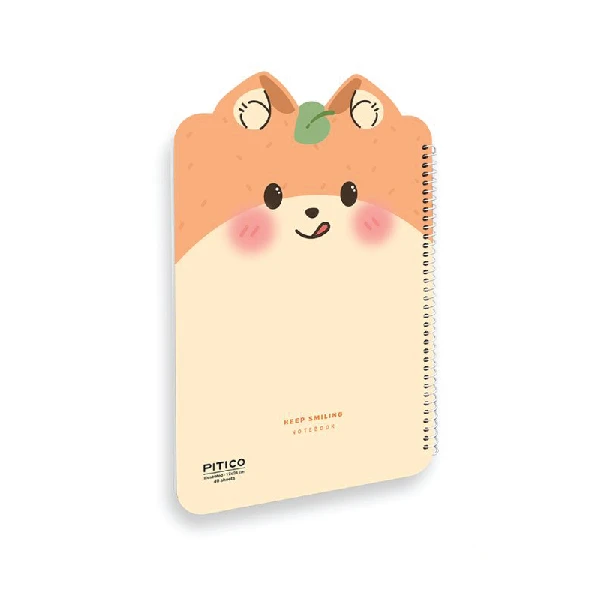 دفتر مشق 40 برگ پیتیکو مدل حاشیه دار روباه