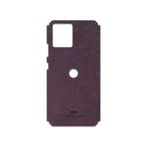 MAHOOT Purple-Leather Cover Sticker for Motorola Edge 30 Fusion