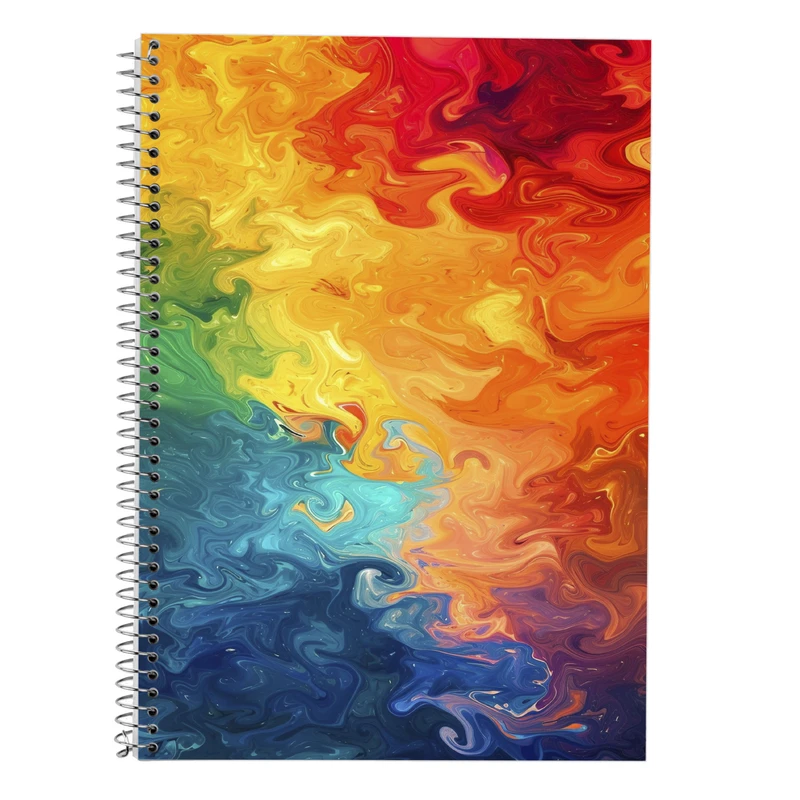 دفتر زبان 50 برگ مدوپد مدل سه خط طرح فانتزی کد DF14429